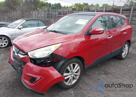 2013 Hyundai Tucson Limited из США, поврежденный, VIN KM8JU3AC9DU725741